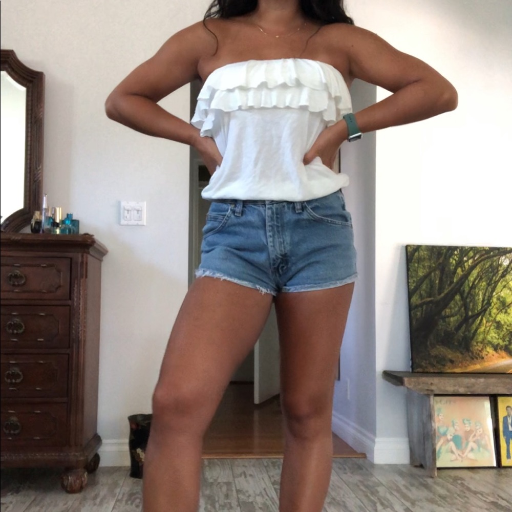 White tube top